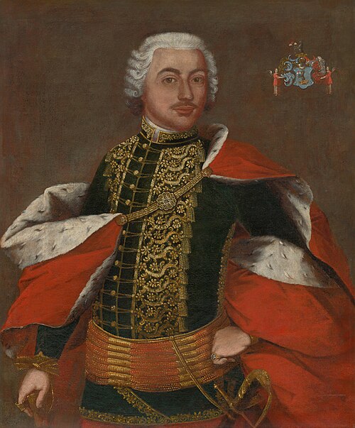 Portrait of a Zeman in Ceremonial Costume, 1740, Ján Gottlieb Kramer