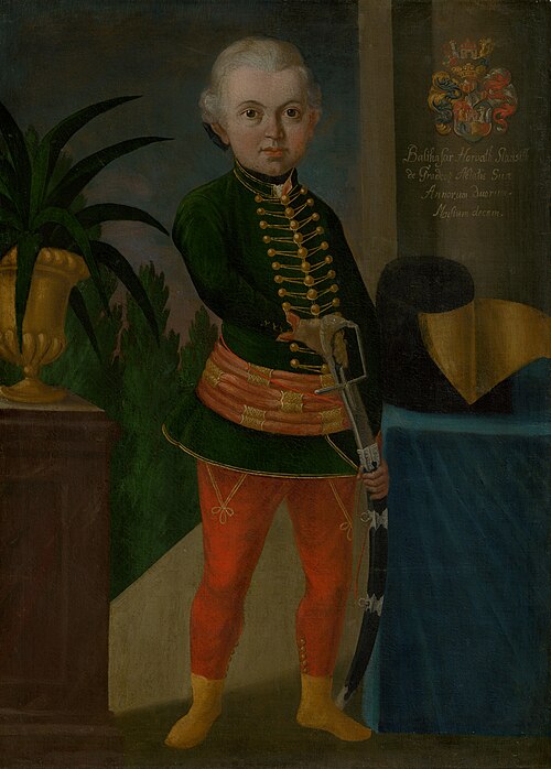Ten-Year-Old Baltazár Horváth-Stančič, 1740, Ján Gottlieb Kramer