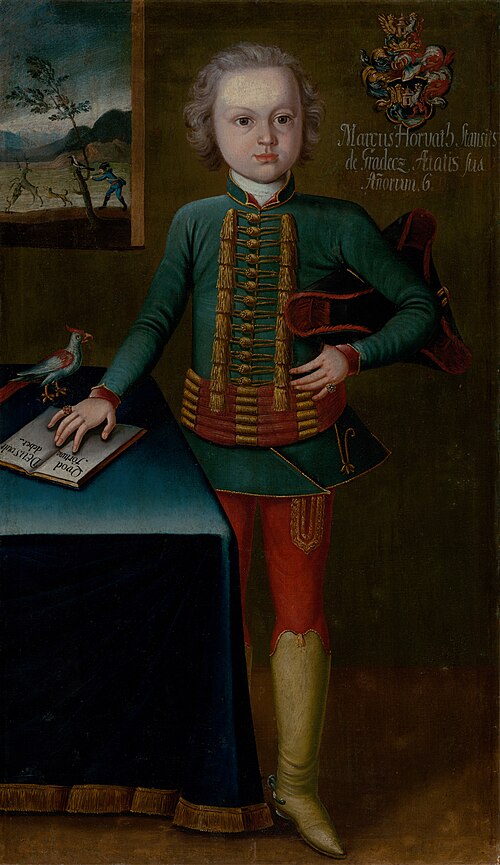 Six-Year-Old Marek Horvath-Stančič, 1740, Ján Gottlieb Kramer