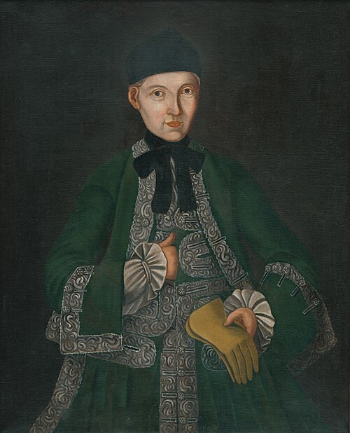 Františka barónka Splényiová, rodená komtesa Klobušická, 1765, Ján Gottlieb Kramer