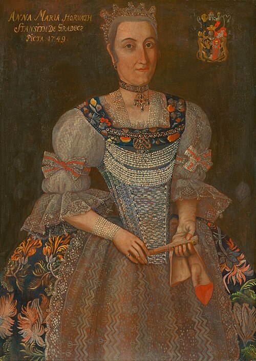 Podobizeň A.M.Horvathovej-Stančičovej, 1749, Ján Gottlieb Kramer
