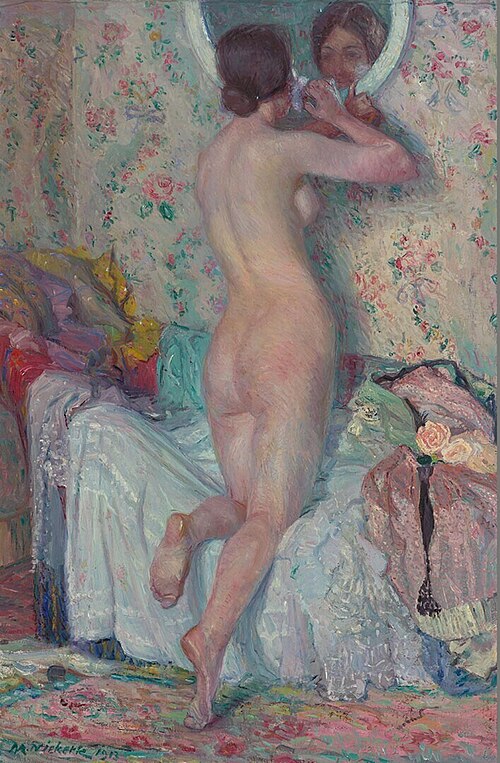 Female Nude, 1913, Maurits Niekerk