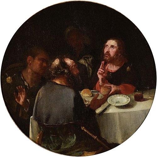 Les Pèlerins d’Emmaüs, 1665, Aniello Falcone