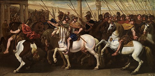 Roman Soldiers in the Circus, 1640, Aniello Falcone