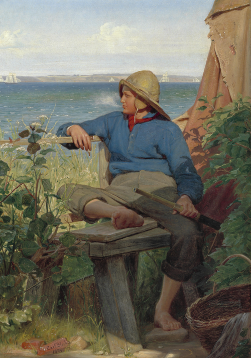 En ung sømand, 1874, Carl Heinrich Bloch