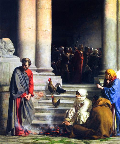 Peter's Denial, , Carl Heinrich Bloch