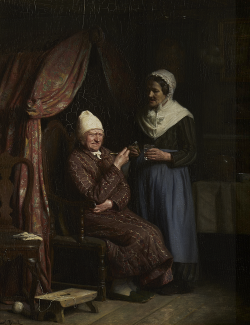 A patient., 1884, Carl Heinrich Bloch