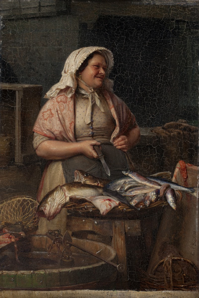 A Fishwife, 1875, Carl Heinrich Bloch