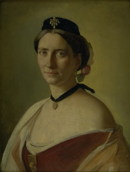 The Artist's Wife, Alma Bloch, née Trepka, 1868, Carl Heinrich Bloch
