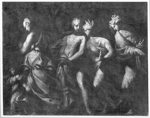 Gefesselte Frauen und Kinder, 1615, Giovanni Andrea Donducci