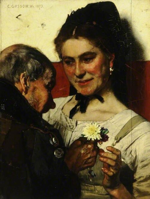 Autumn Flowers, 1873, Karl Gussow