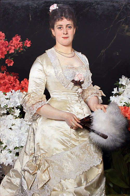 Mrs. Hedwig Woworsky, born Heckmann, 1878, Karl Gussow