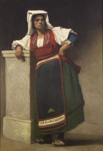 Neapolitan Woman, 1840, Henrik Weber