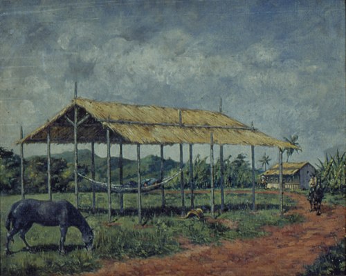 Rancho na Estrada de Sorocaba, 1830, 1901, Adrien Henri Vital van Emelen