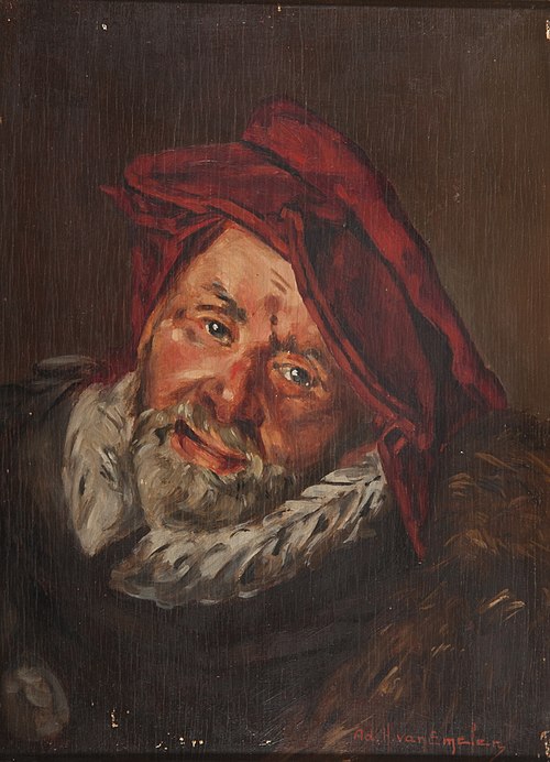 Homem com Boina Vermelha, 1901, Adrien Henri Vital van Emelen
