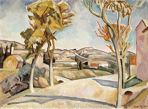 Paysage, 1913, Roger Fry