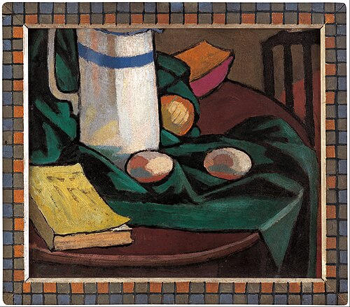 Still life- jug and eggs, 1911, Roger Fry