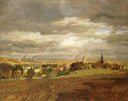Blick auf Heiligenstadt (1893-97), 1893, Tina Blau