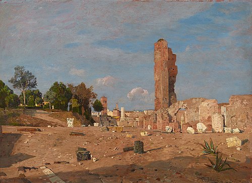 Spätnachmittag am Palatin, 1885, Tina Blau