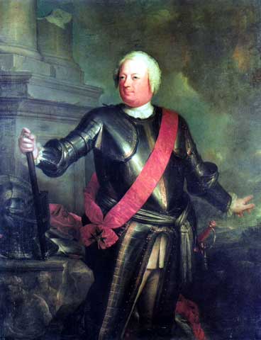 Friedrich Wilhelm I. von Preußen, 1737, Francesco Carlo Rusca