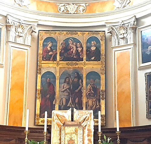 Polittico di San Giovanni Battista, , Francesco Rizzi da Santacroce