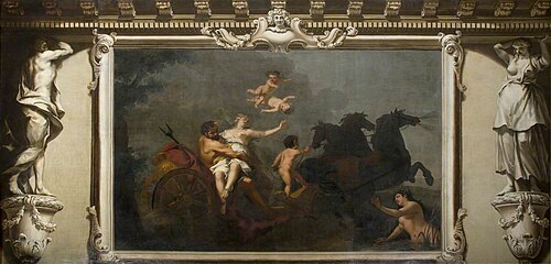 Pluto Abducts Proserpine, 1732, Francesco Sleter