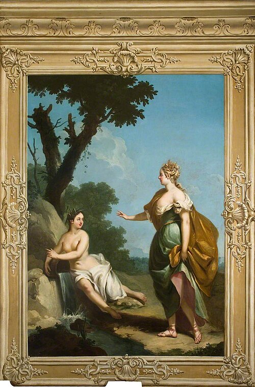 Arethusa Tells Ceres of Proserpine's Fate, 1732, Francesco Sleter