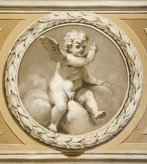Winged Infant Pointing Upwards, , Francesco Sleter