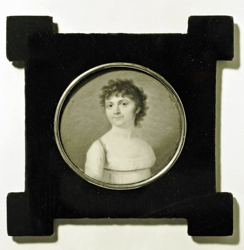 Maria Kristina Frank-Ruckman (1772-1847), skådespelerska, 1800, Johan Erik Bolinder