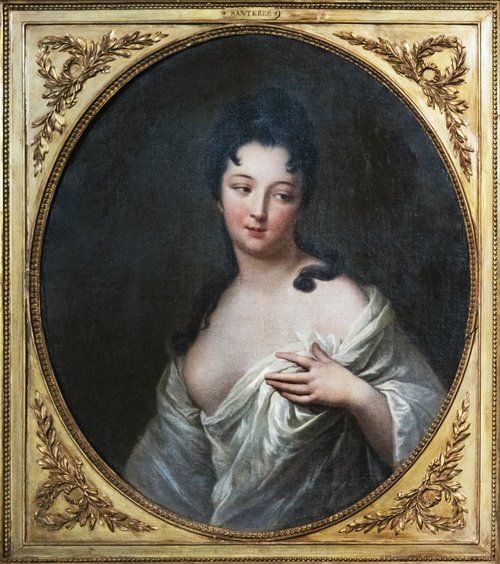 Jeune fille au geste de pudeur, 1650, Jean-Baptiste Santerre