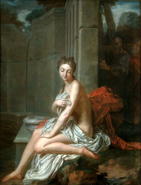 Suzanne et les vieillards., 1700, Jean-Baptiste Santerre