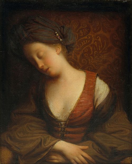 Young Woman Sleeping, 1710, Jean-Baptiste Santerre