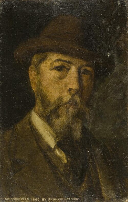 Portrait of the Artist, 1895, Francis Lathrop