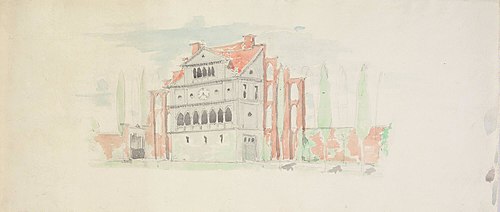 Fenway Court Gatehouse, 1903, Willard T. Sears