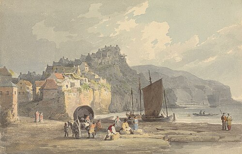Robin Hood's Bay, Yorkshire, , Francis Nicholson
