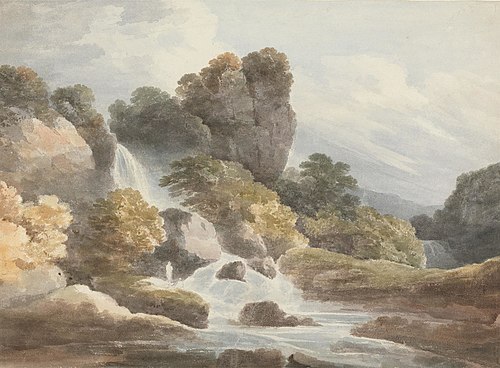 Waterfall, , Francis Nicholson
