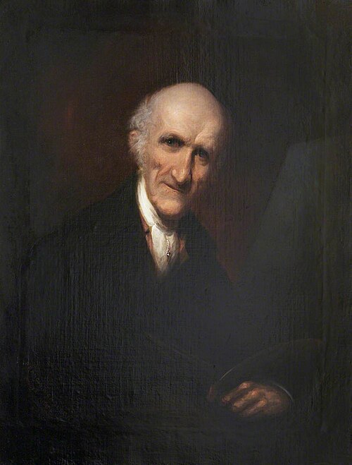 Self-portrait, aged 89, 1842, Francis Nicholson