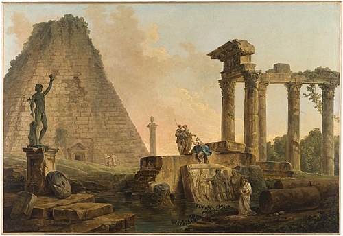 Ruines romaines, 1776, Hubert Robert