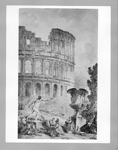 Kolosseum in Rom, 1781, Hubert Robert