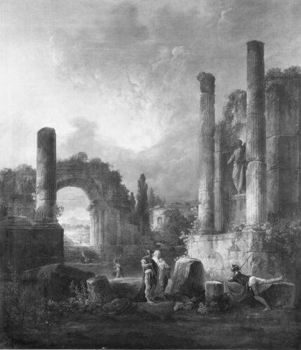 Ruines d'un temple, 1758, Hubert Robert