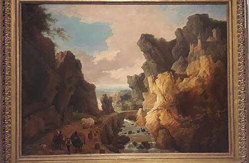 Paysage montagneux, les Gorges d'Ollioules, 1784, Hubert Robert