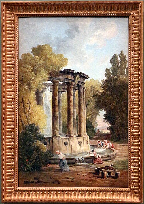 la lavandaia, 1792, Hubert Robert
