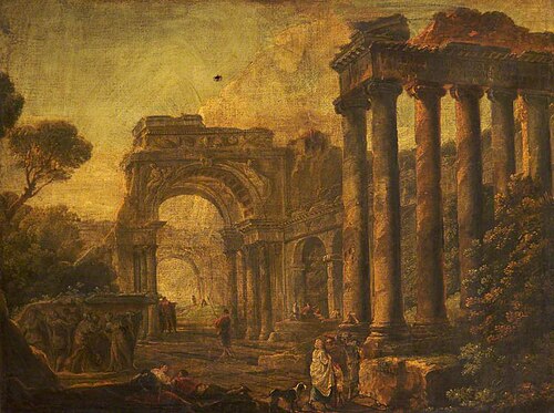 Capricci of Classical Ruins, , Hubert Robert