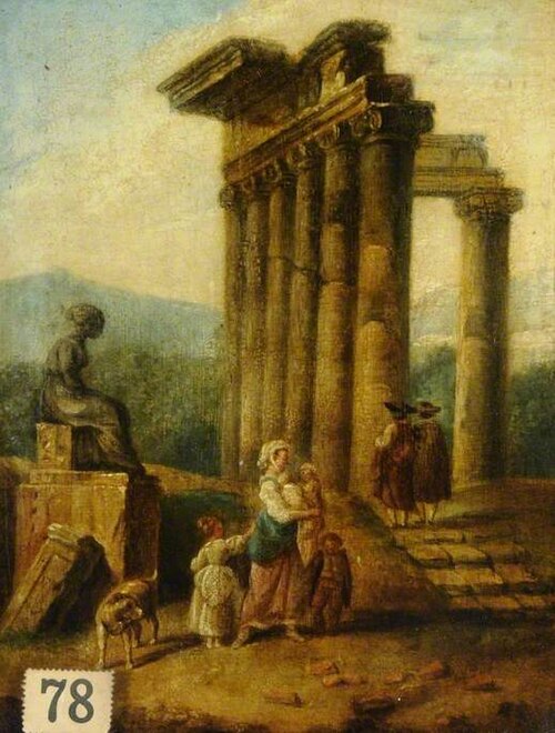 Landscape with Ruins, , Hubert Robert