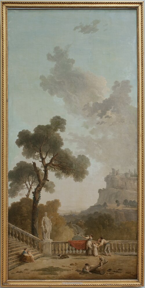 View from a Terrace, 1799, Hubert Robert