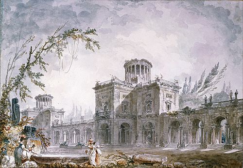 Fantaisie architecturale, 1760, Hubert Robert