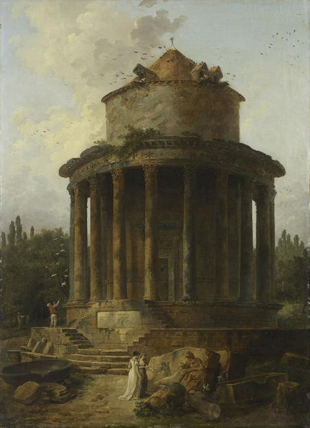 A Round Temple Once Dedicated to Venus, 1788, Hubert Robert