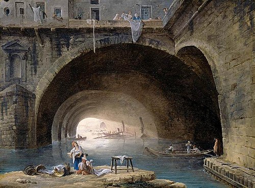 The Bièvre River, 1768, Hubert Robert