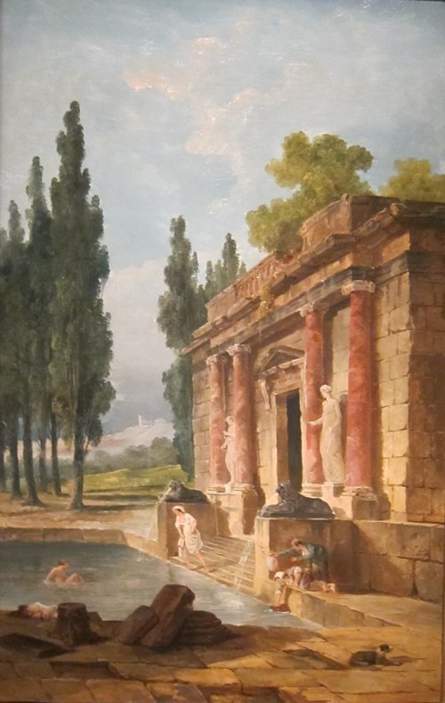 Le Baigneur, 1785, Hubert Robert