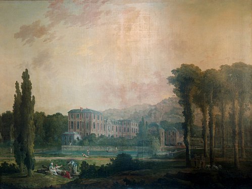 Vieuw from Castle of Chamarande, 1785, Hubert Robert